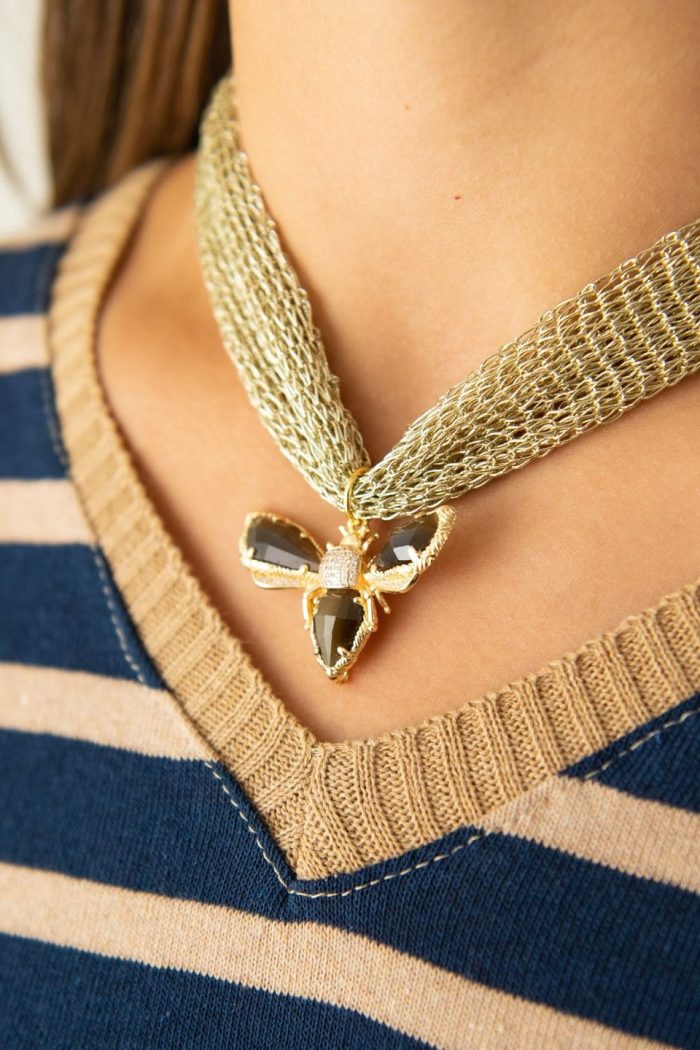 Collar Corto Abeja
