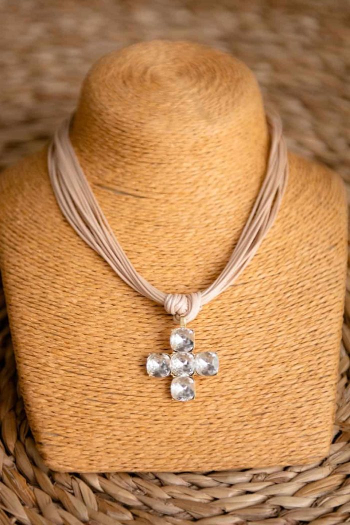 Collar Nudo Cruz Swarosky