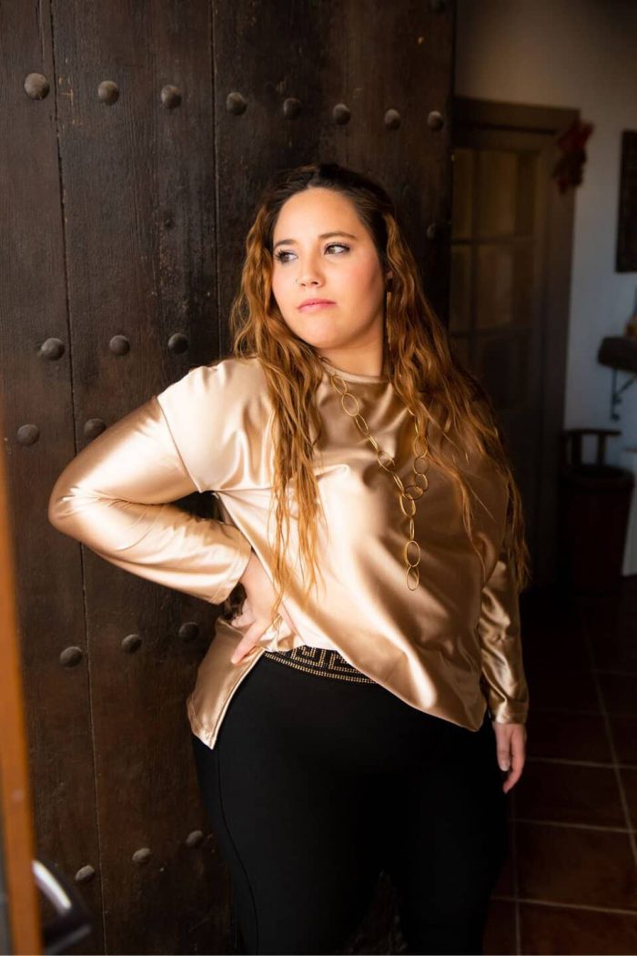 Gold Border Dress Pants