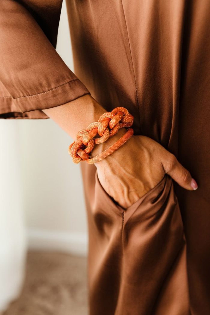Pulsera Nudo Cordón Brilli