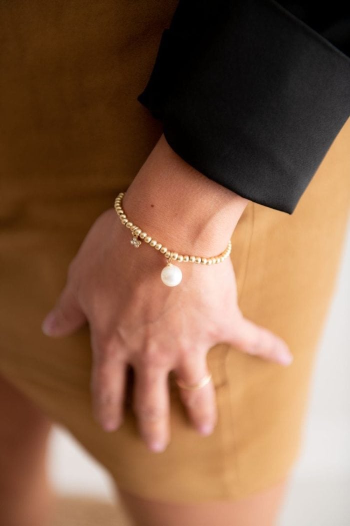 Pulsera Golden & Pearl