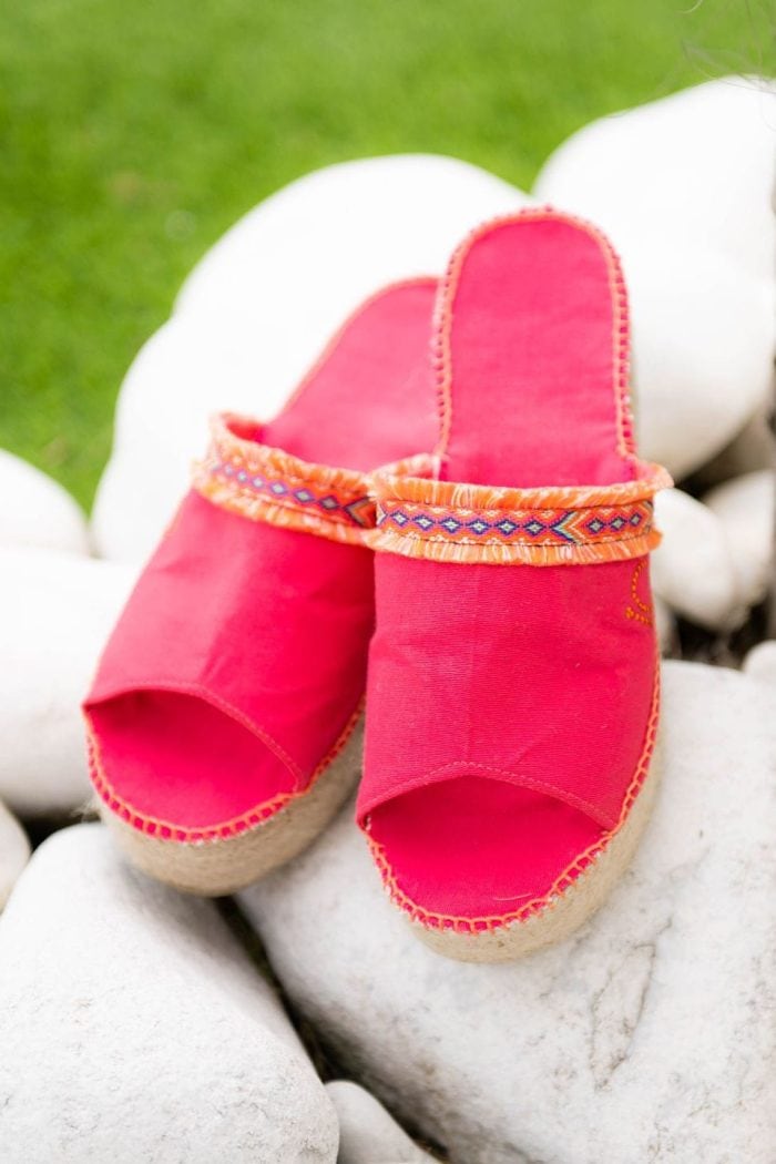 Esparto Ethnic Wedge Sandal