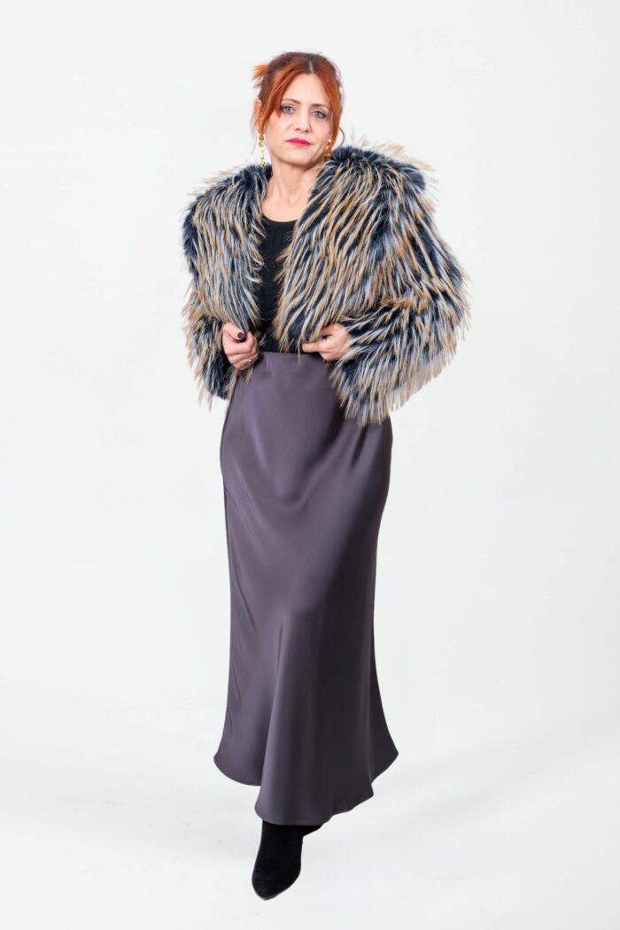 Plain Satin Skirt