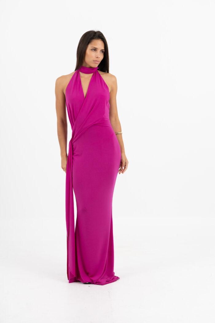 Long Satin Dress
