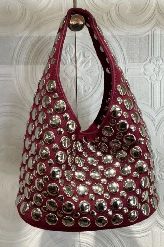 Bolso tachas Asa Corta