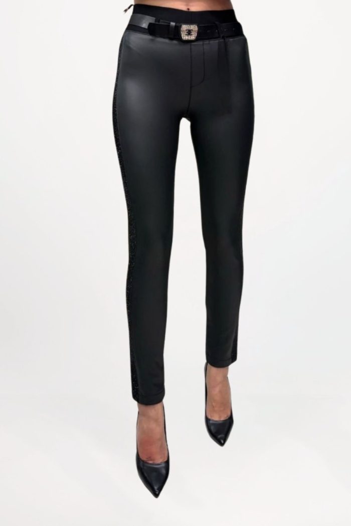Faux Leather Jeans Belt