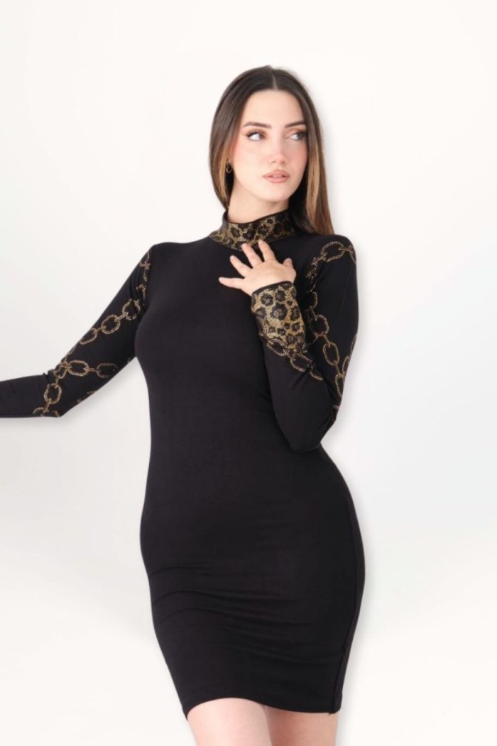 Short Brilli Gold Dress