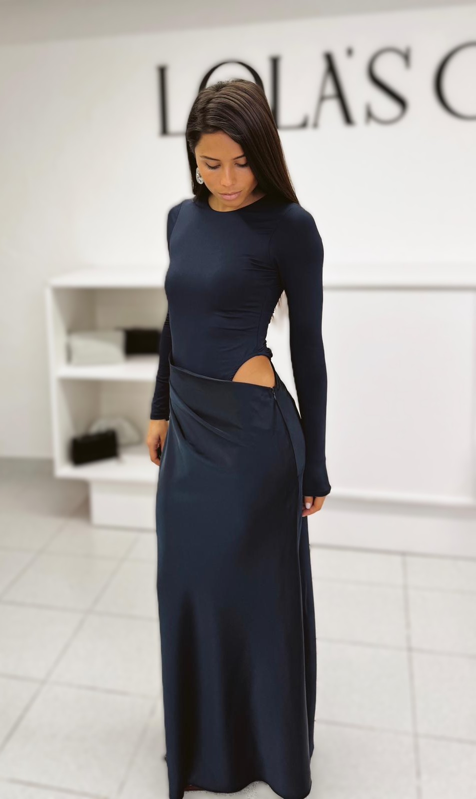 Satin Dress - Image 4