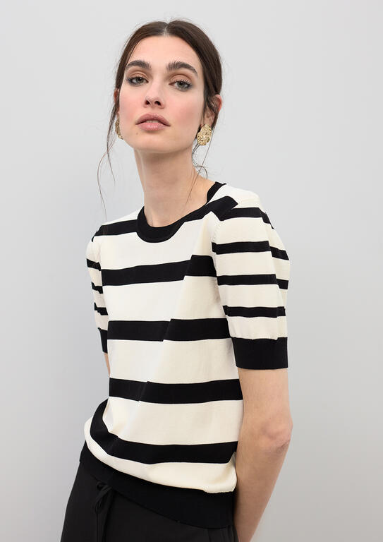 Striped Tricot T-shirt
