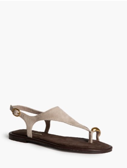 Flat Sandal Button