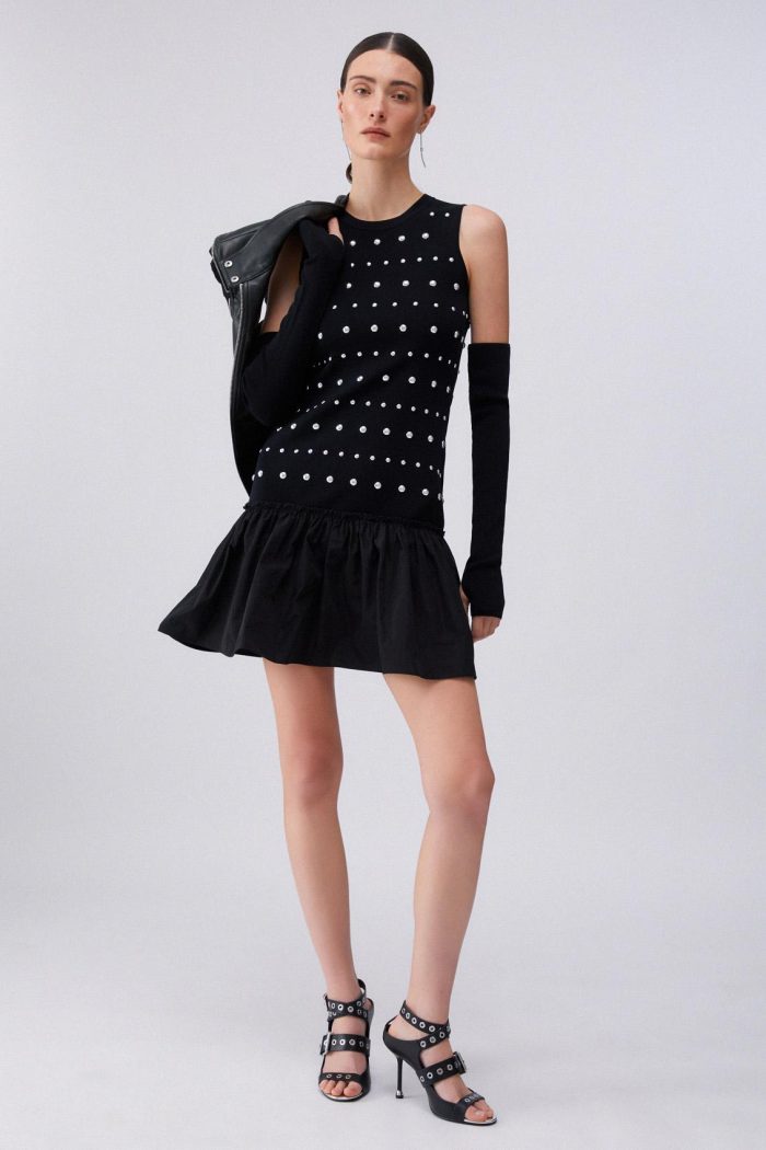 Studded Knit Dress